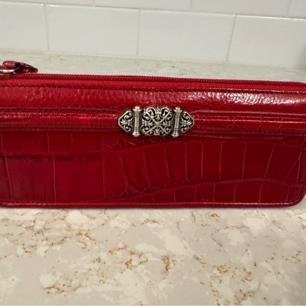 Brighton Red Leather clutch